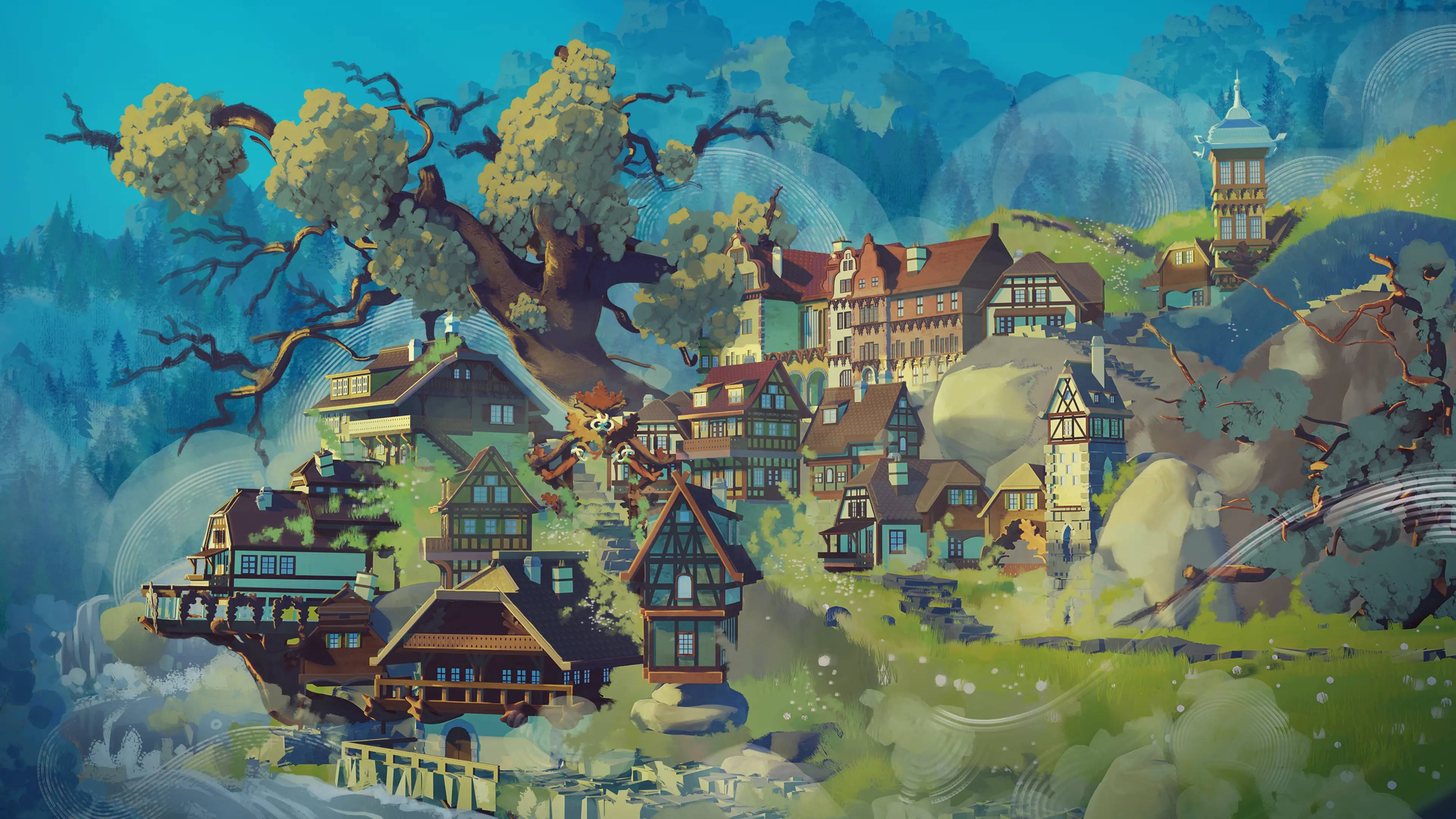 First Visual Concept of the village of Eichenhain